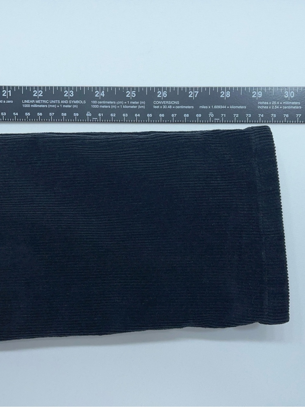 Quince Corduroy 5-Pocket Pants Mens Size 30x30 Slim Black Organic Cotton Spandex - Picture 7 of 12